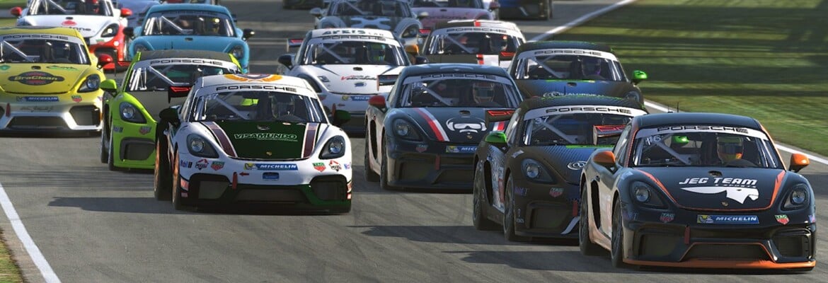 Rogério Santos Neto e Murilo Biscaro vencem em Ímola pela Porsche Esports Sprint Challenge