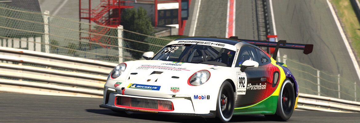 Porsche Esports Carrera Cup chega à Spa-Francorchamps com disputa ferrenha entre Jeff Giassi e Gustavo Ariel