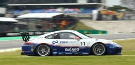 Barrichello volta ao pódio da F1 após 12 anos com terceiro na Porsche Cup em Interlagos