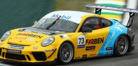 Porsche Cup: Enzo Elias faz excelente corrida de recuperação e garante o pódio para a equipe Farben na preliminar da F1 em Interlagos