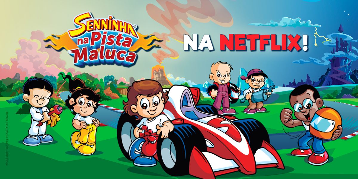 Animação Senninha na Pista Maluca acelera agora na Netflix