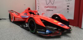 Mahindra revela design predominante vermelho para temporada 2022 da Fórmula E