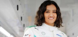 Juffali, primeira pilota da Arábia Saudita, é embaixadora oficial do GP de F1