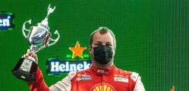 Werner Neugebauer sobe no pódio em preliminar da F1 e assume liderança do Porsche Carrera Cup