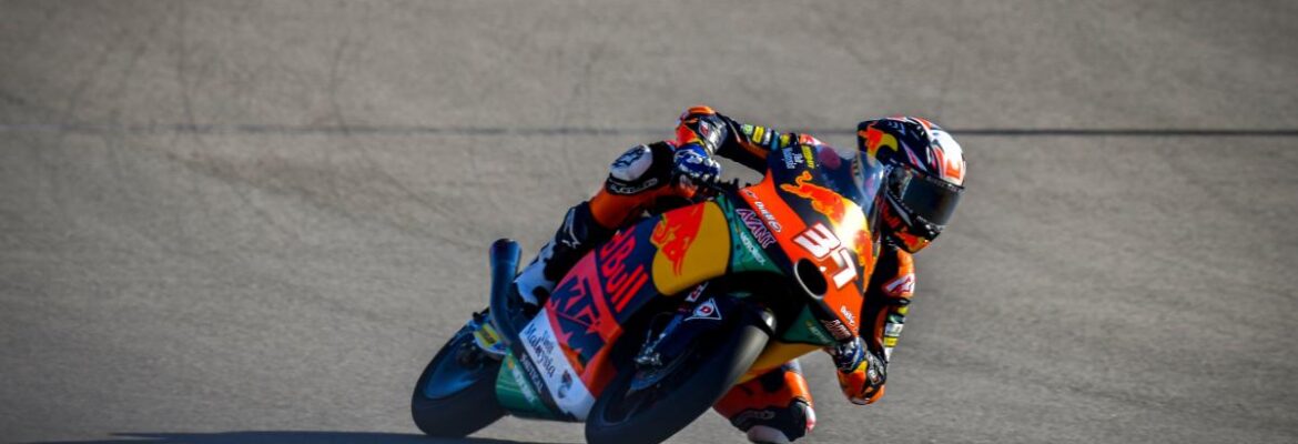 Acosta vê Foggia cair, vence e é campeão da Moto3 em prova nervosa no Algarve