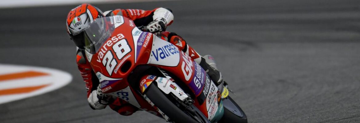 Guevara mantém tempo do TL1 e termina sexta na frente na Moto3 em Valência
