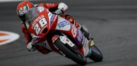 Guevara mantém tempo do TL1 e termina sexta na frente na Moto3 em Valência