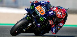 Quartararo se preocupa com pódio 100% Ducati em pista antes ruim para montadora