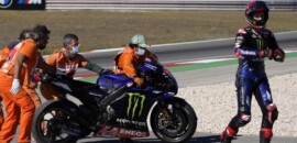 Após queda, Quartararo diz ser “impossível” ultrapassar com moto atual da Yamaha
