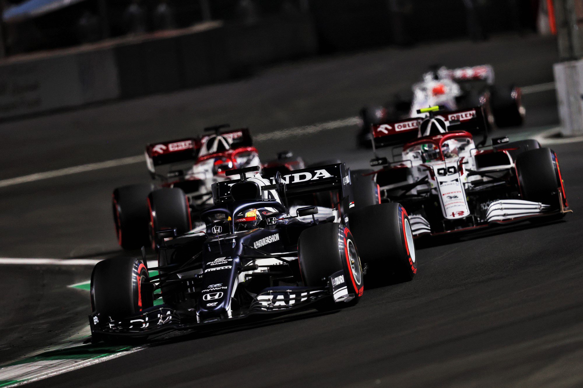 Yuki Tsunoda, AlphaTauri AT02, GP da Arábia Saudita, Jeddah, F1 2021