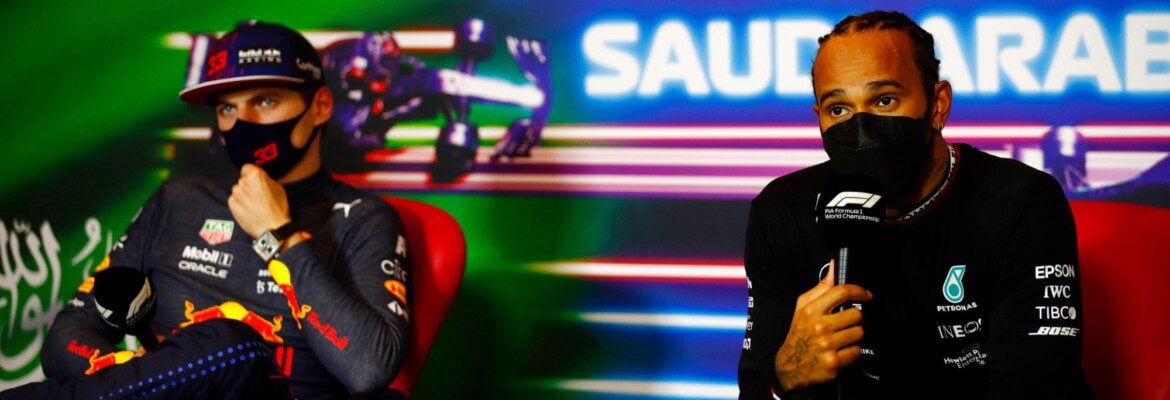 Pela primeira vez no ano, Verstappen e Hamilton estarão juntos na coletiva de imprensa da F1