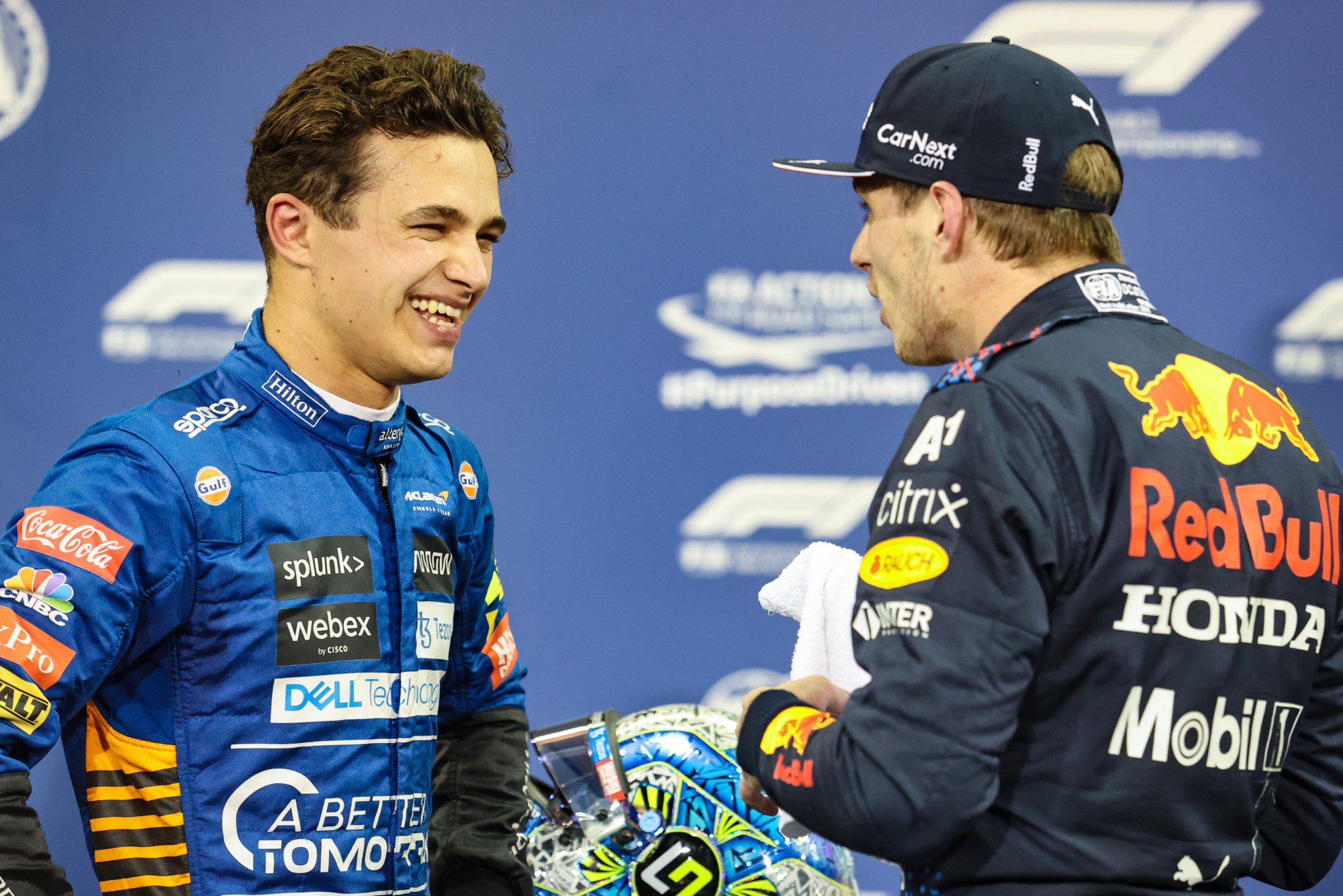 Lando Norris e Max Verstappen, GP de Abu Dhabi, Yas Marina, F1 2021