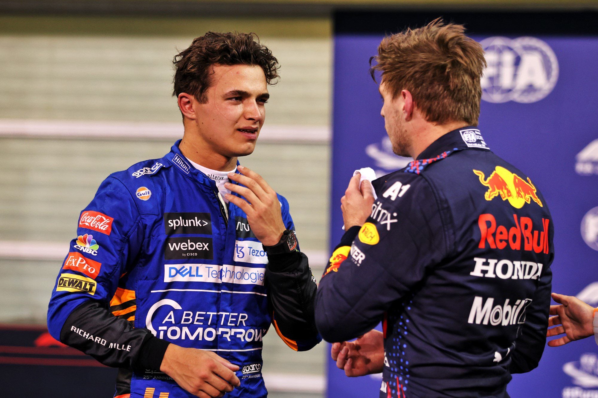 Lando Norris e Max Verstappen, GP de Abu Dhabi, Yas Marina, F1 2021