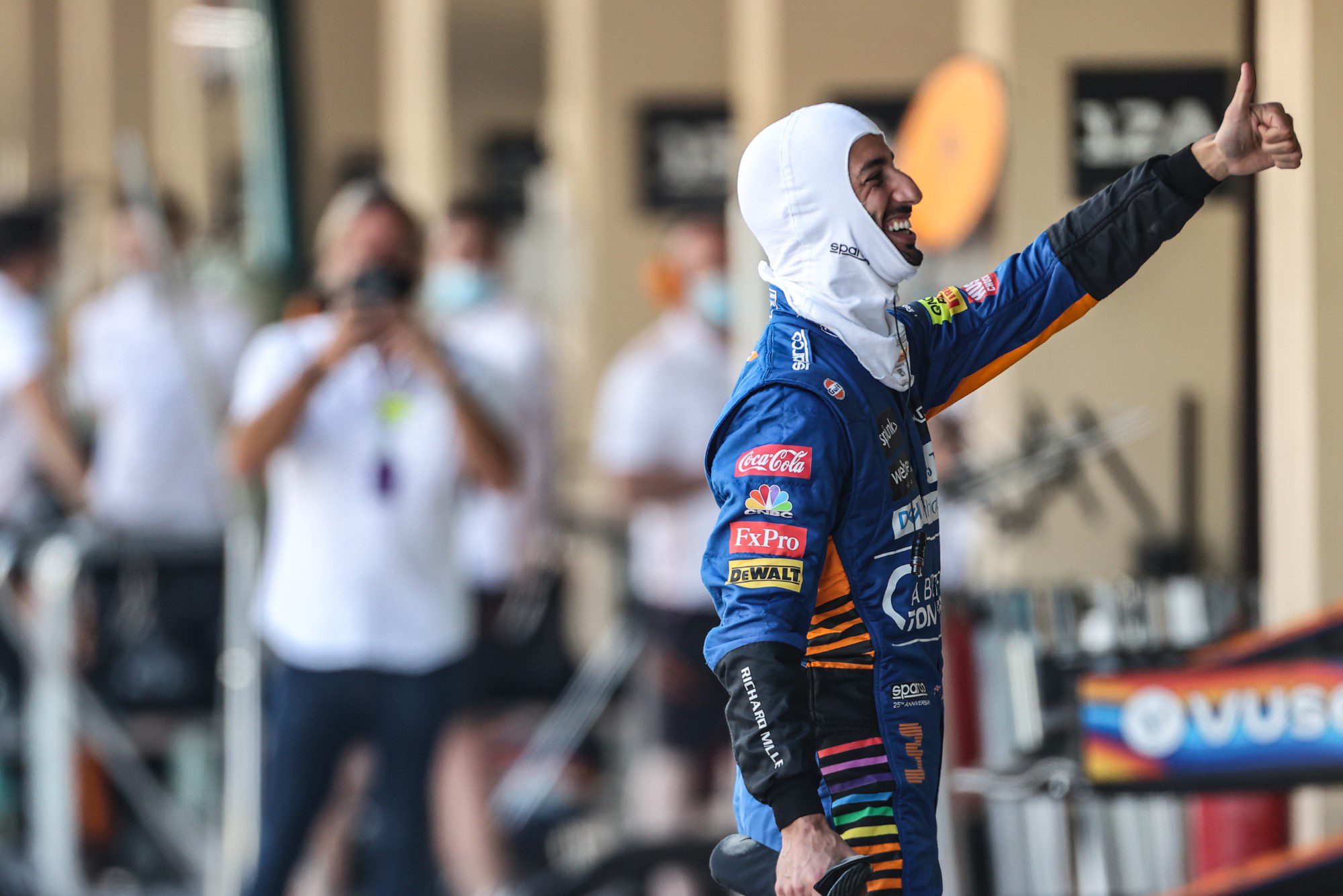 Daniel Ricciardo, McLaren, Testes Abu Dhabi, F1 2021