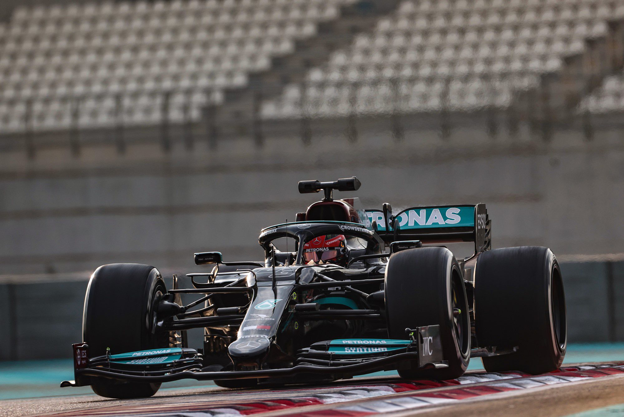 George Russell, Mercedes, Testes Abu Dhabi, F1 2021