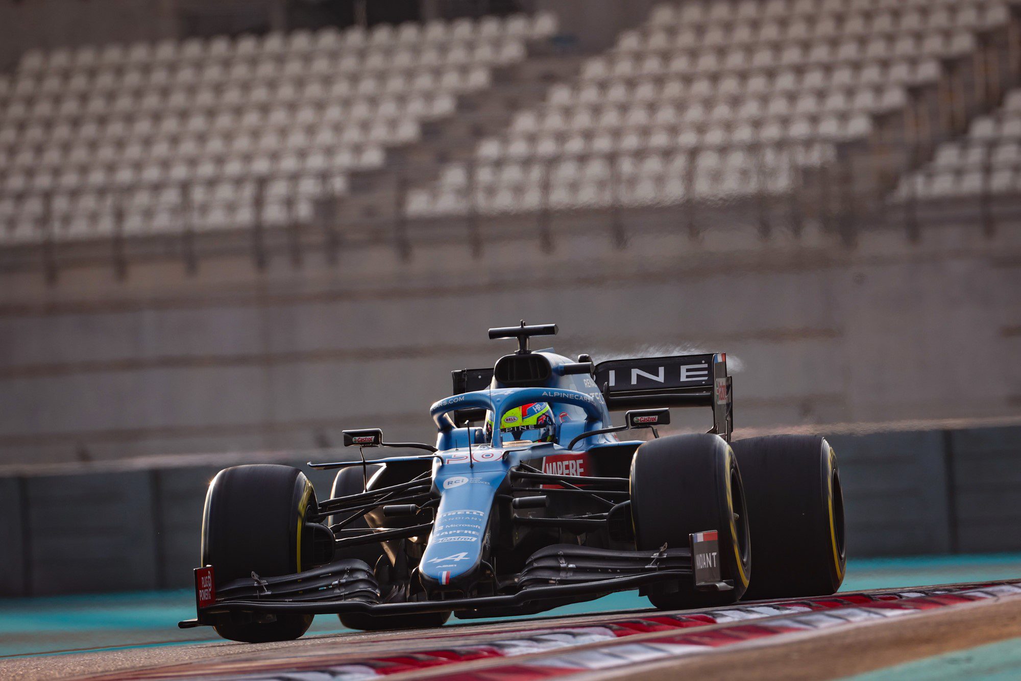 Oscar Piastri, Alpine, Testes Abu Dhabi, F1 2021