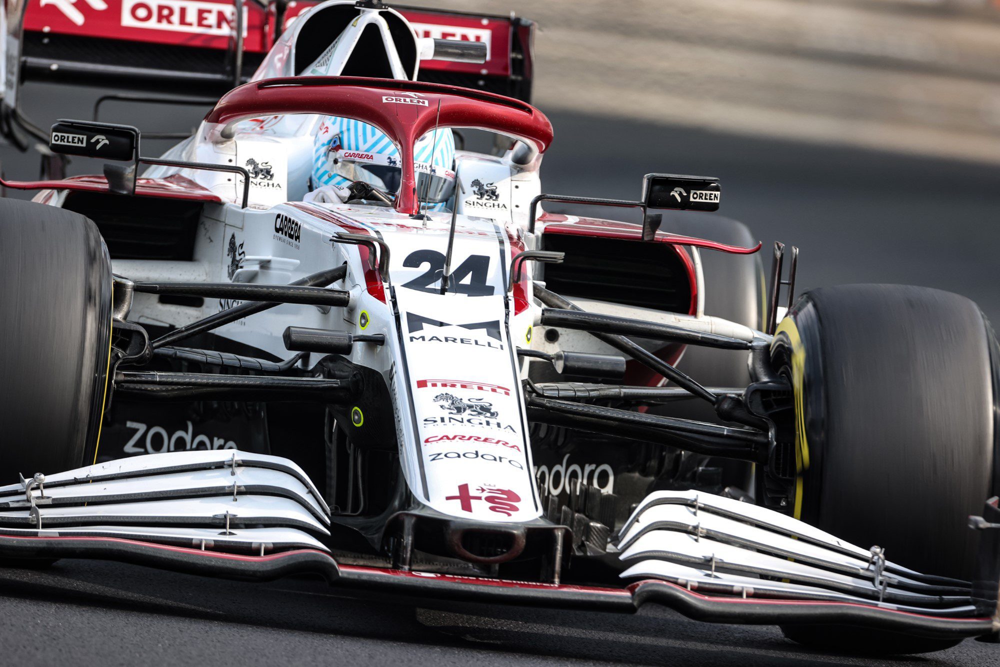Guanyu Zhou, Alfa Romeo, Testes Abu Dhabi, F1 2021