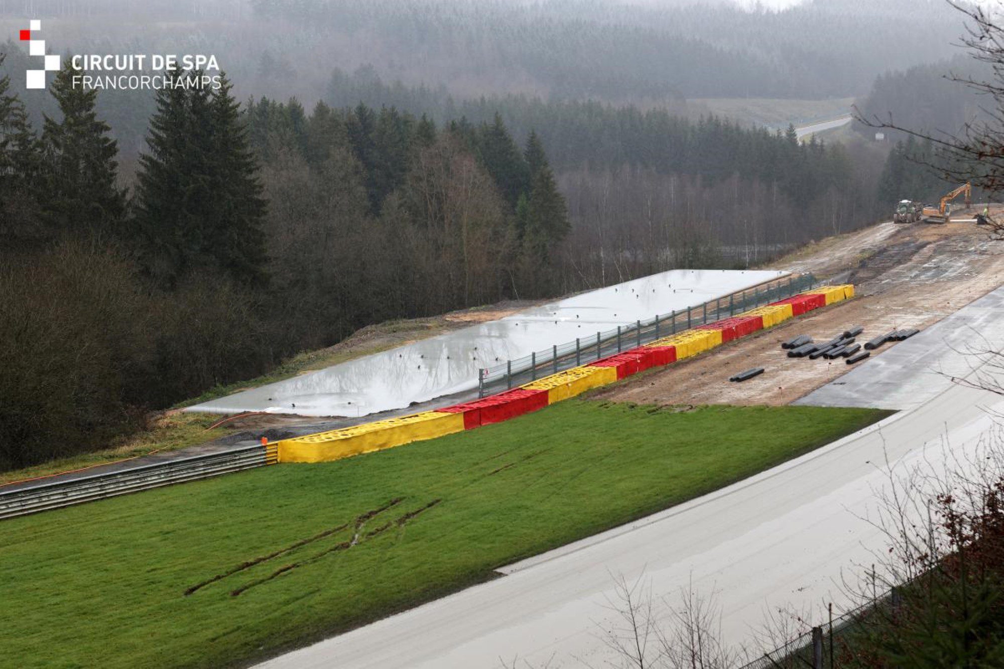 Obras em Spa-Francorchamps, 2021