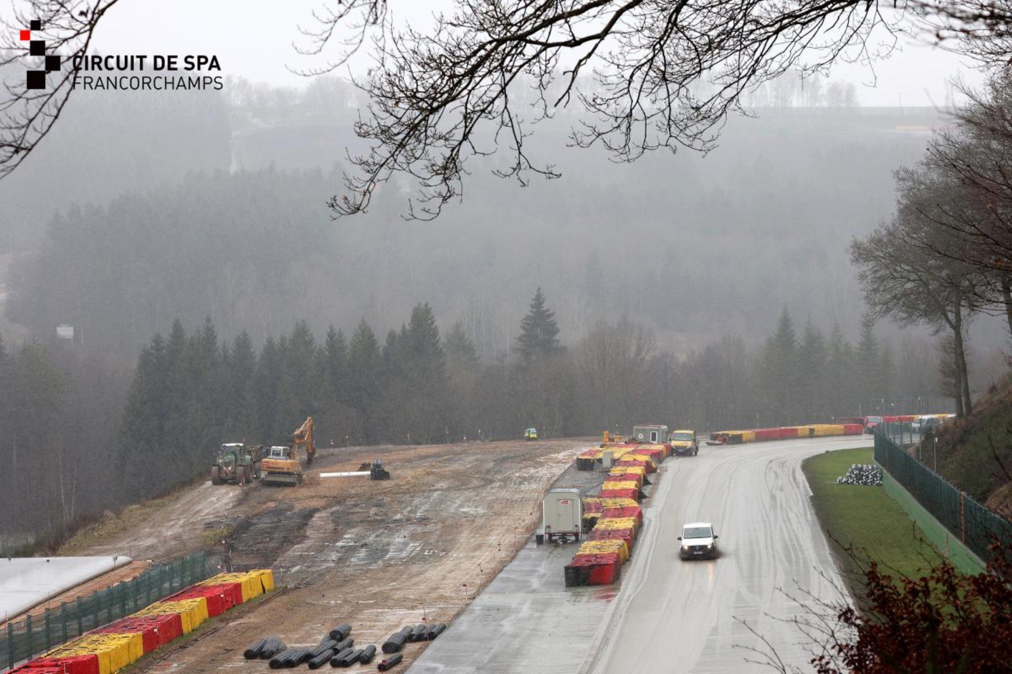 Obras em Spa-Francorchamps, 2021