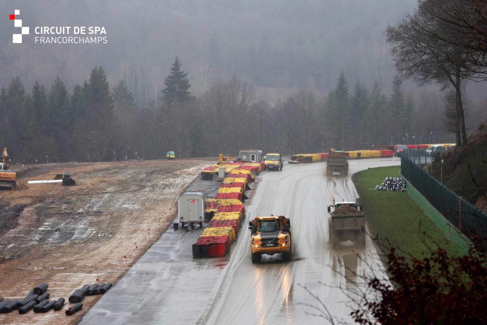 Obras em Spa-Francorchamps, 2021