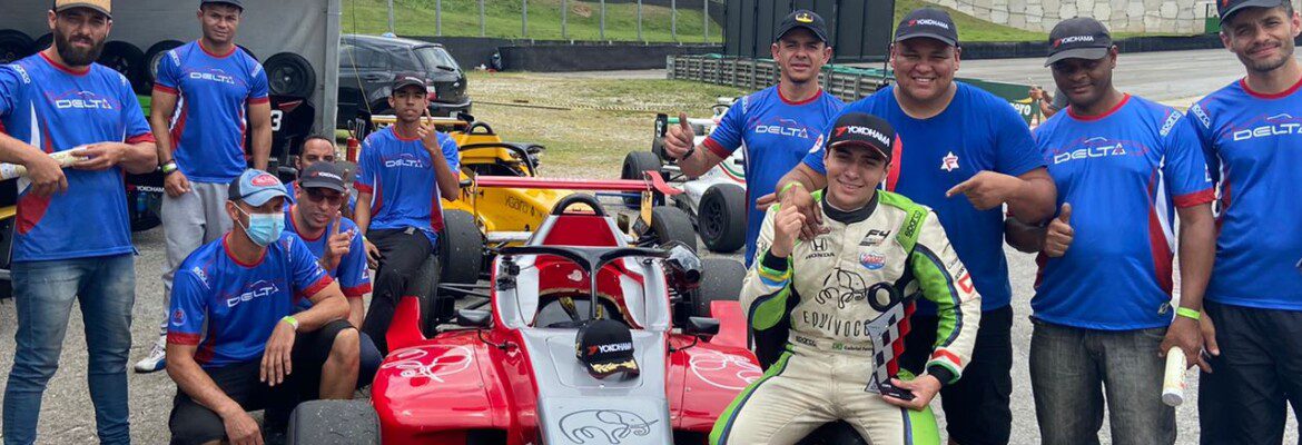 Gabriel Fonseca gabarita etapa de Interlagos com vitória na corrida 2 da Fórmula Delta e conquista a Copa Yokohama