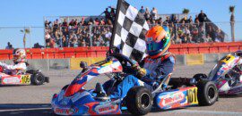 Enzo Vidmontiene é tricampeão do Sunshine Skate Karting Challenge, em Homestead