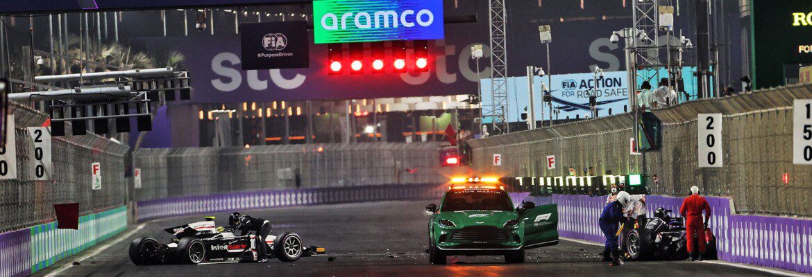 Enzo Fittipaldi posta nas redes após acidente na F2 em Jeddah: “Poderia ter sido pior”