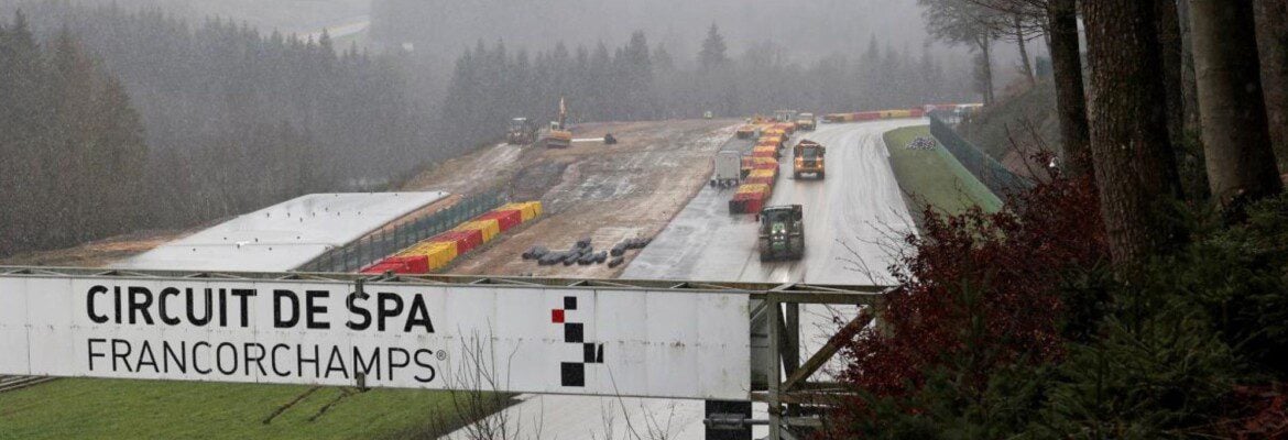 Spa-Francorchamps passa por várias alterações para aumentar a segurança