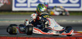Miguel Costa inicia temporada 2022 com testes oficiais do WSK na Itália