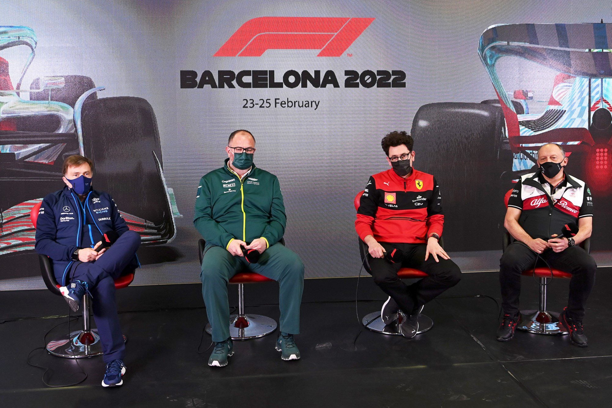 Galeria: imagens exclusivas da tarde do 2º dia de testes da F1 2022, em Barcelona Galeria: imagens exclusivas da tarde do 2º dia de testes da F1 2022, em Barcelona