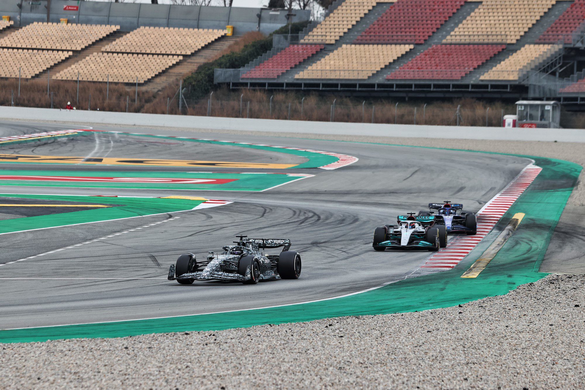 Galeria: imagens exclusivas da manhã do 3º dia de testes da F1 2022, em Barcelona Galeria: imagens exclusivas da manhã do 3º dia de testes da F1 2022, em Barcelona