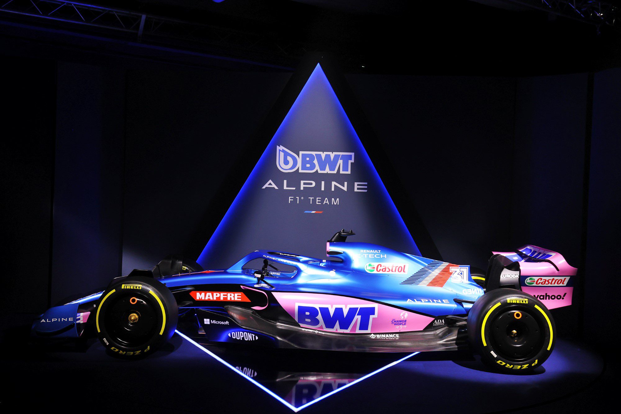 Galeria: confira o A522 azul e o rosa da Alpine para a F1 2022 Alpine A522 F1 2022