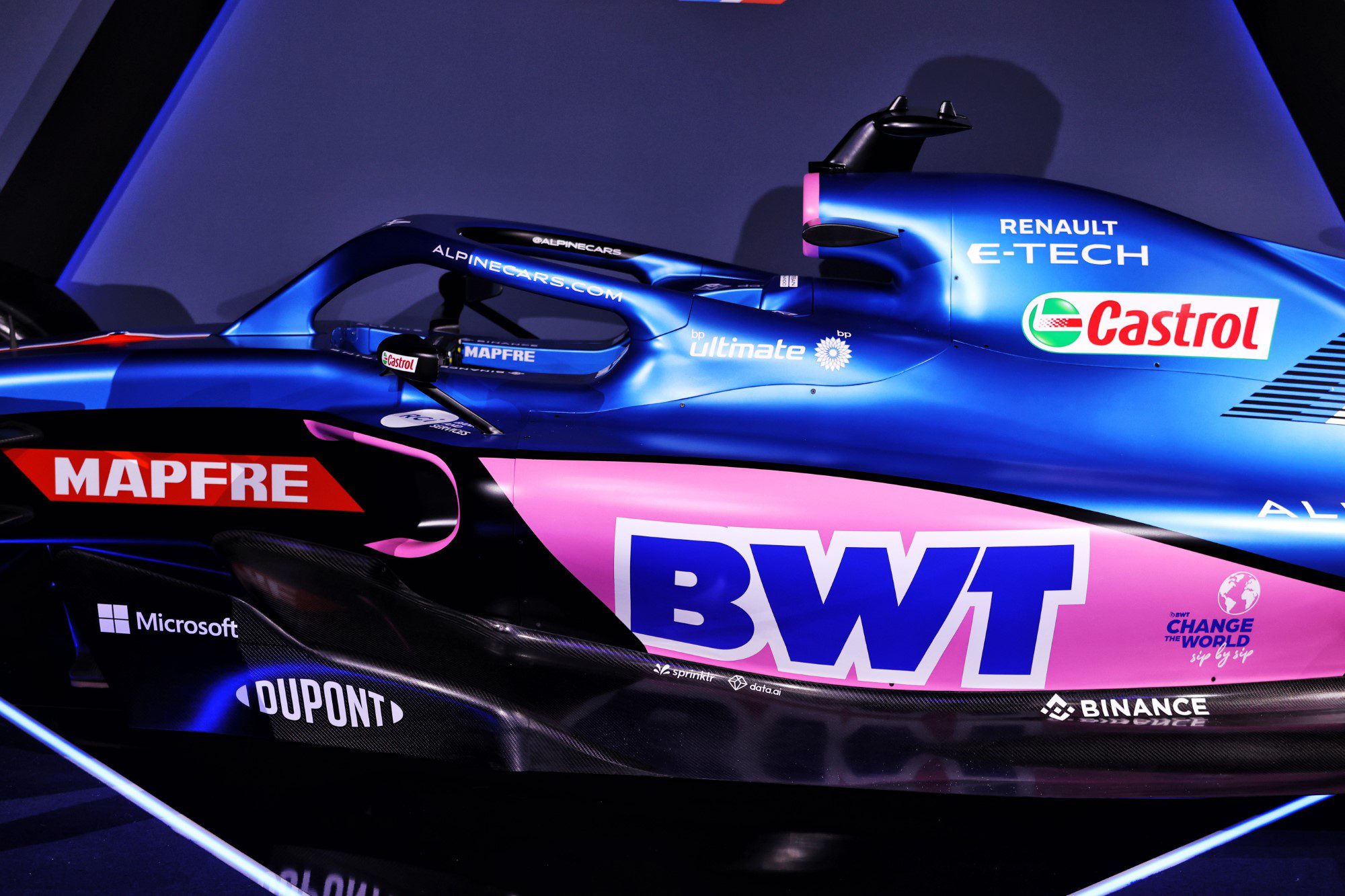 Galeria: confira o A522 azul e o rosa da Alpine para a F1 2022 Alpine A522 F1 2022