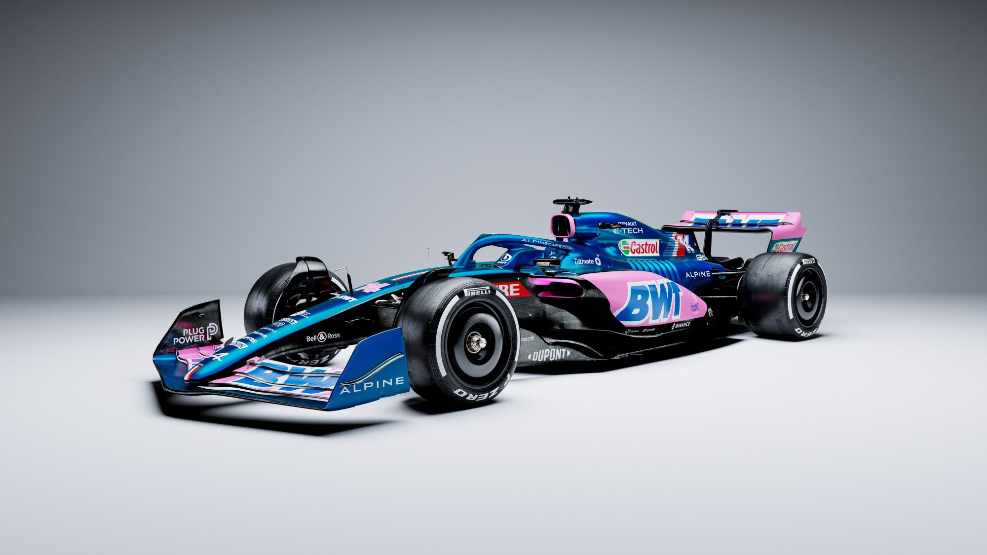 Galeria: confira o A522 azul e o rosa da Alpine para a F1 2022 Alpine A522 F1 2022