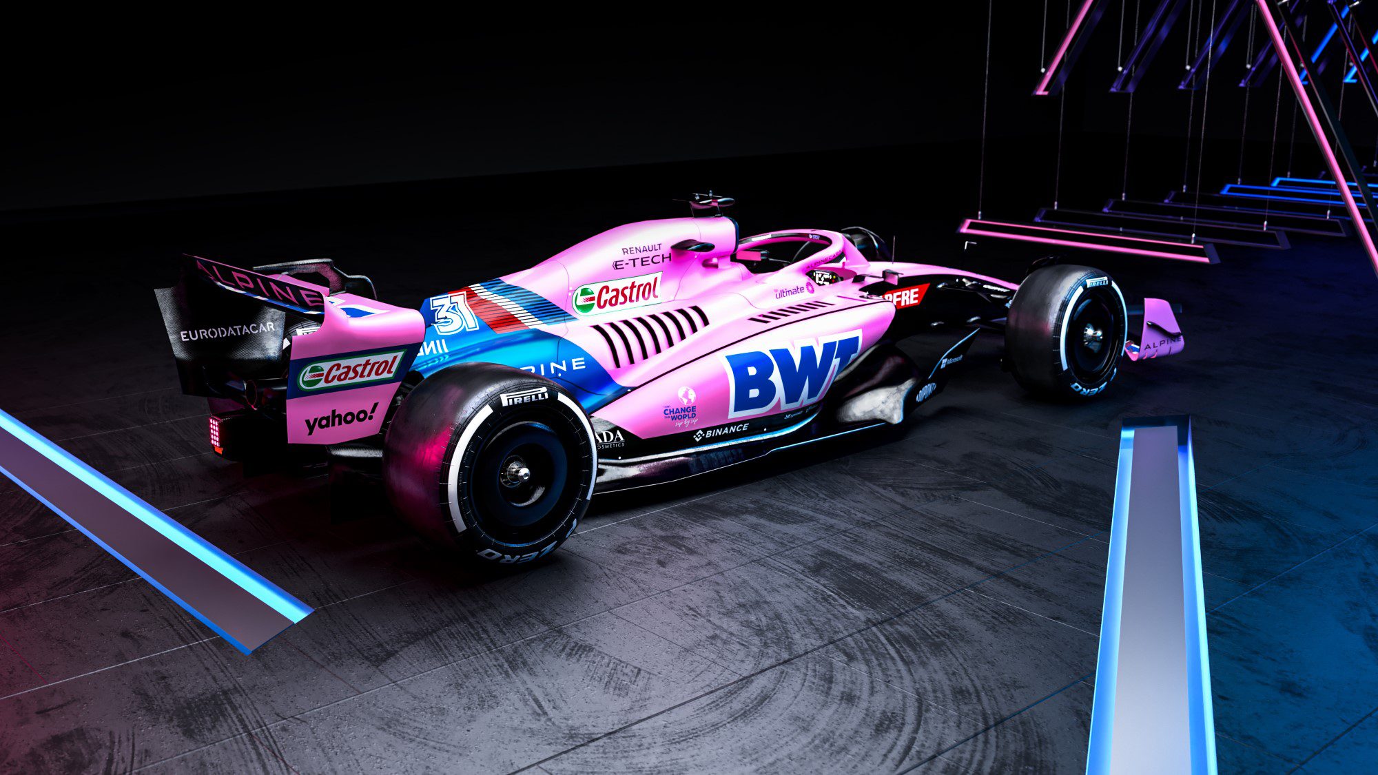 Galeria: confira o A522 azul e o rosa da Alpine para a F1 2022 Alpine A522 F1 2022