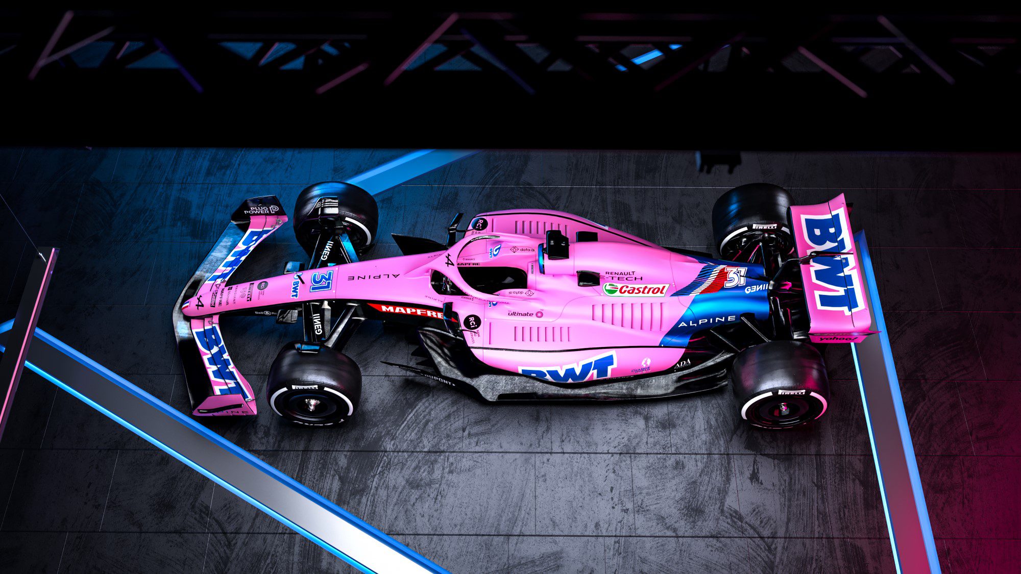 Galeria: confira o A522 azul e o rosa da Alpine para a F1 2022 Alpine A522 F1 2022