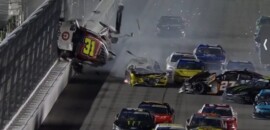 Snider sofre forte acidente na volta final da etapa de Daytona da Nascar Xfinity