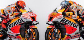 Repsol Honda exibe pintura em nova moto para temporada de 2022