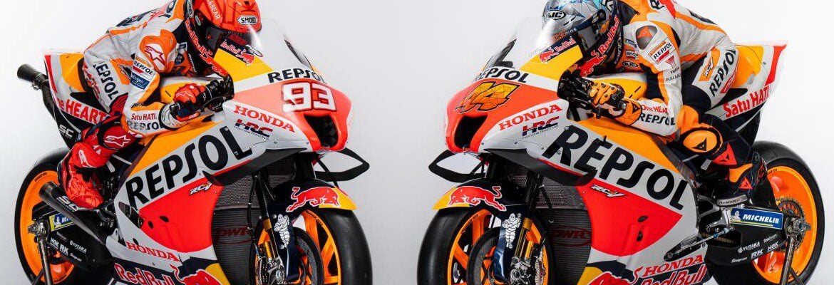 Repsol Honda exibe pintura em nova moto para temporada de 2022