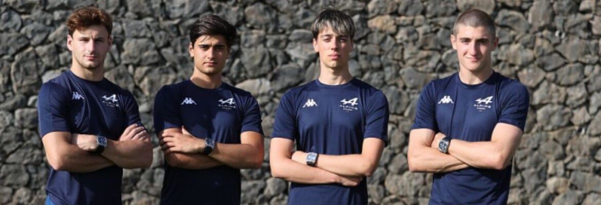 Alpine apresenta nova formação da sua academia de pilotos para 2022