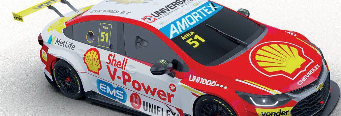 Shell apresenta layouts de seus três carros na Stock Car e anuncia os nomes oficiais das equipes