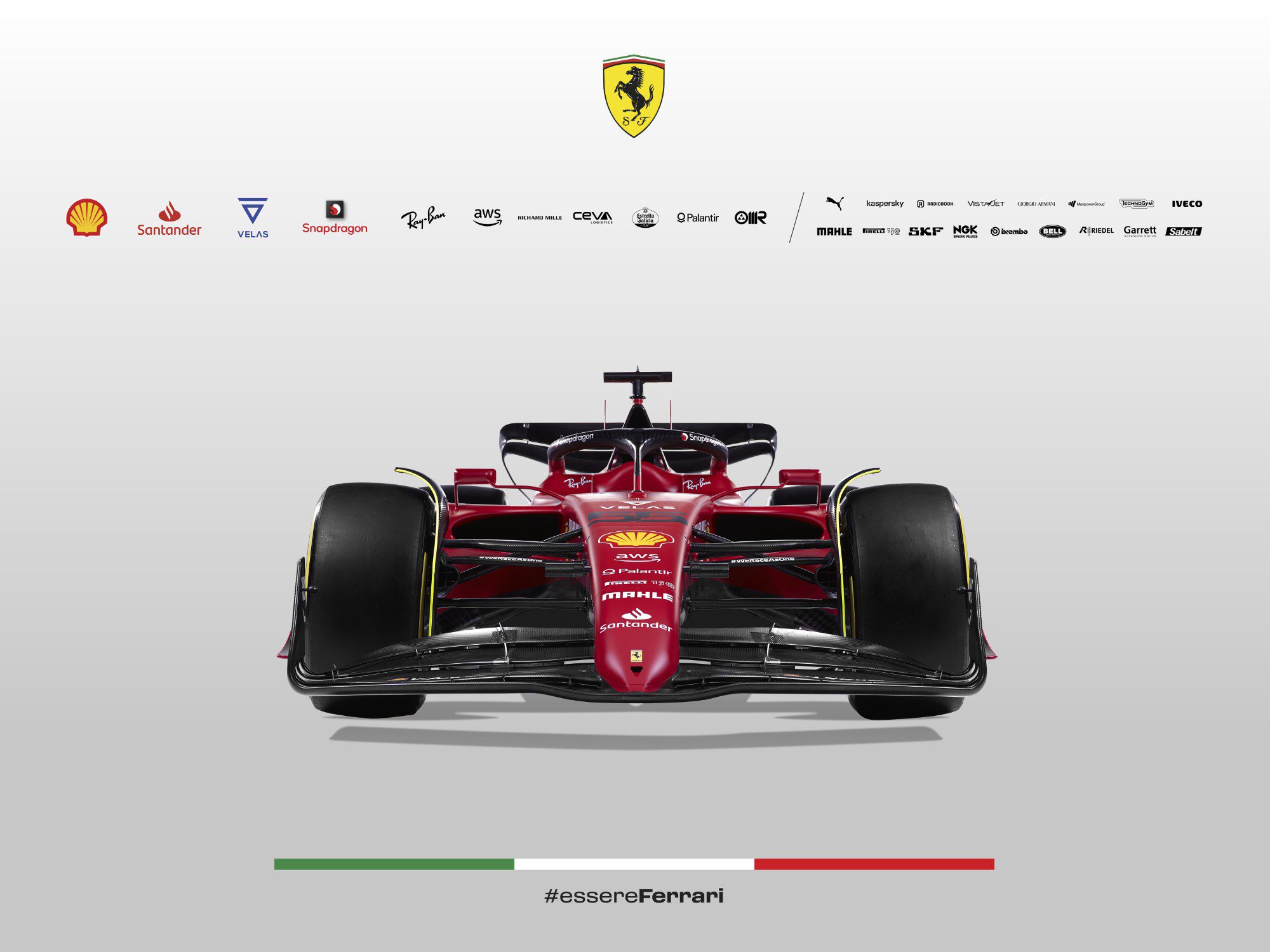 Galeria: confira as imagens do Ferrari F1-75, relembrando os anos 90 da Scuderia Ferrari F1-75