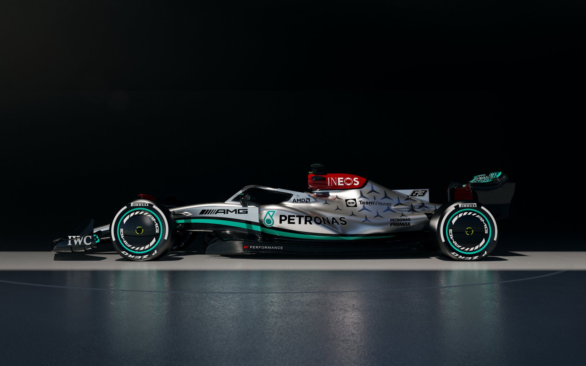 Galeria: as imagens do Mercedes W13 para a temporada 2022 da F1 Mercedes W13