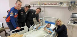 Hansen passa noite no hospital após acidente em Corrida Maluca da Extreme E