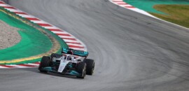 Hamilton puxa 1-2 da Mercedes e termina na frente dia 3 da pré-temporada da F1 na Espanha