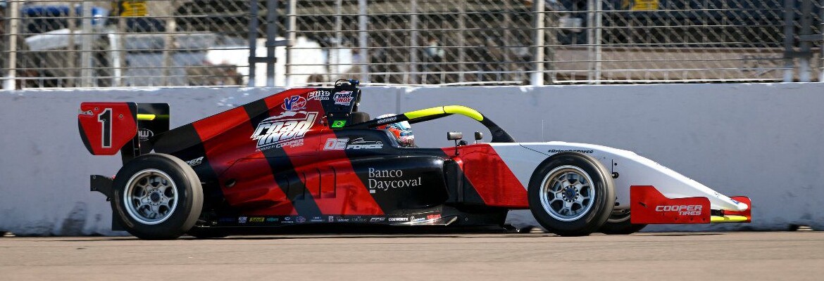 Campeão da USF2000, Kiko Porto estreia com sexto lugar na Indy Pro em St. Petersburg