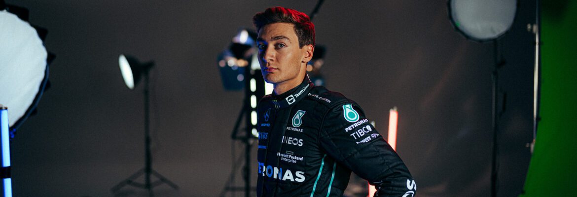 Russell fala sobre seu primeiro dia no novo carro da Mercedes F1