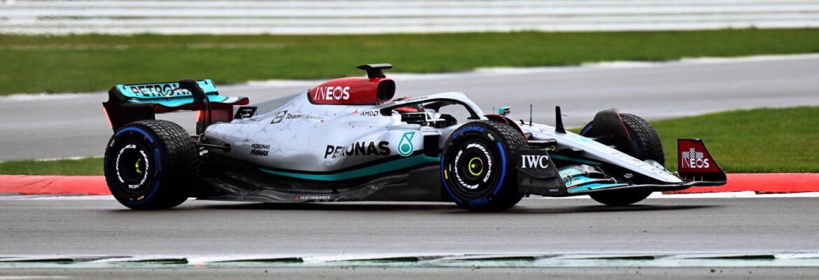 Galeria: as imagens do W13 no shakedown da Mercedes em Silverstone Galeria: as imagens do W13 no shakedown da Mercedes em Silverstone