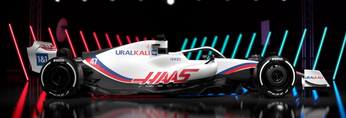 Pintura da Haas provavelmente mudará com o banimento de símbolos russos pela FIA
