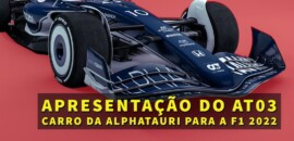 Ao vivo: assista à apresentação do AT03, carro da AlphaTauri para a F1 2022
